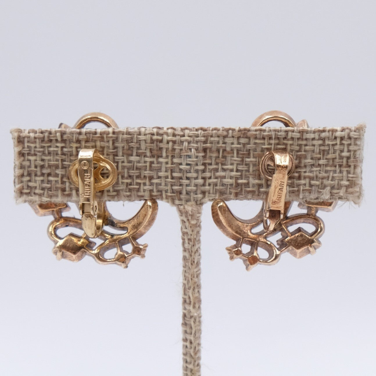 Vintage Trifari Bracelet and Earrings set 1950s