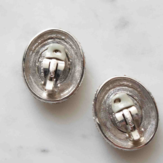 Vintage Ciner Massive Earrings 1980s