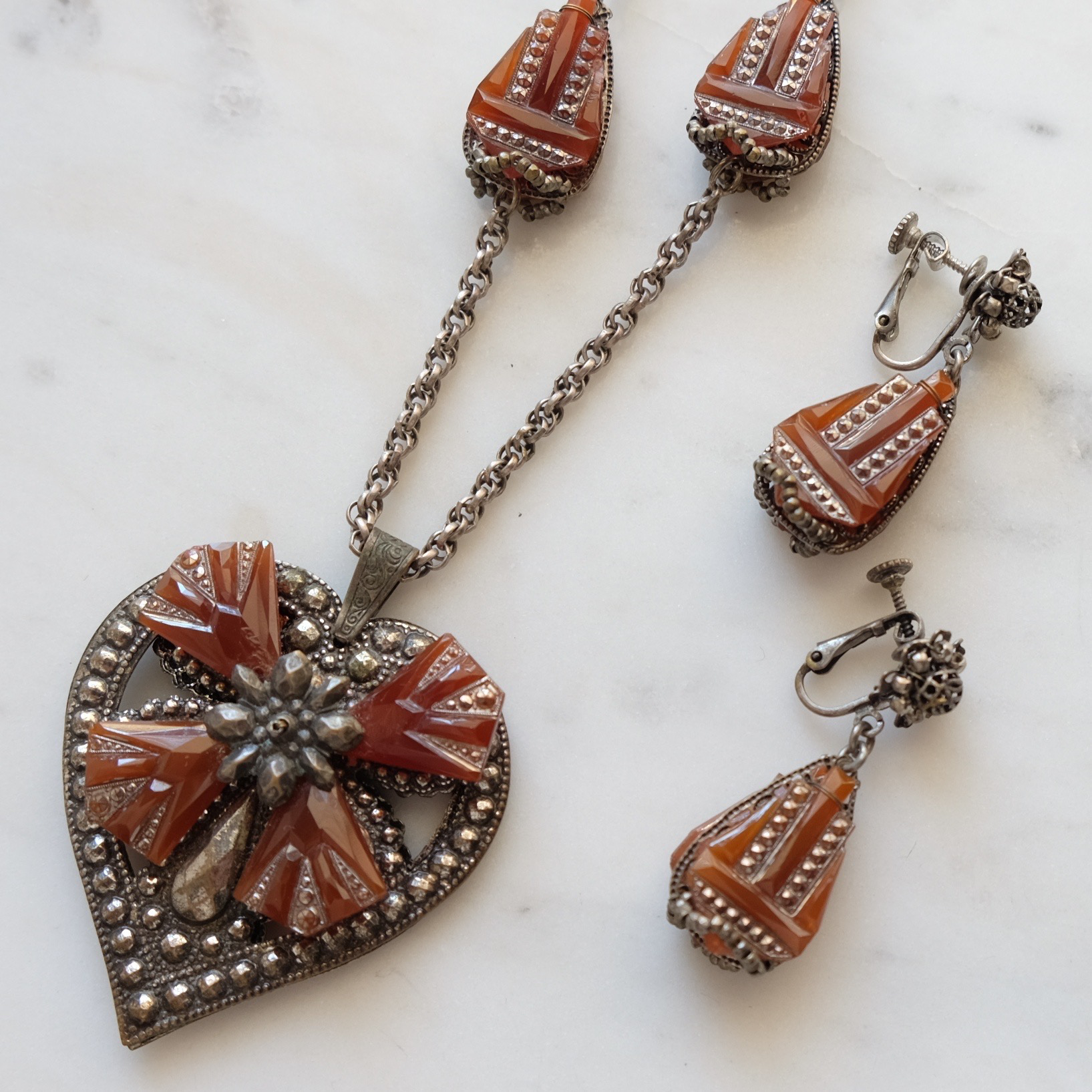 Vintage Collectible Miriam Haskell Set 1950’s