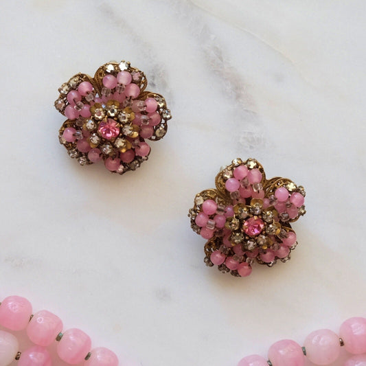 Vintage DeMario Pink Glass Set 1950’s