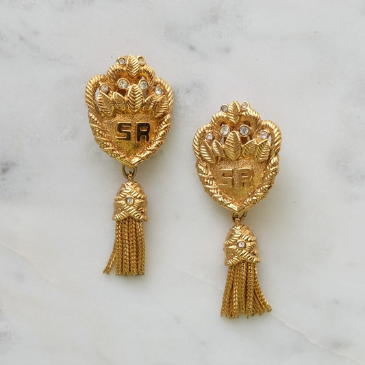 Vintage Sonia Rykiel Tassel Earrings 1990's