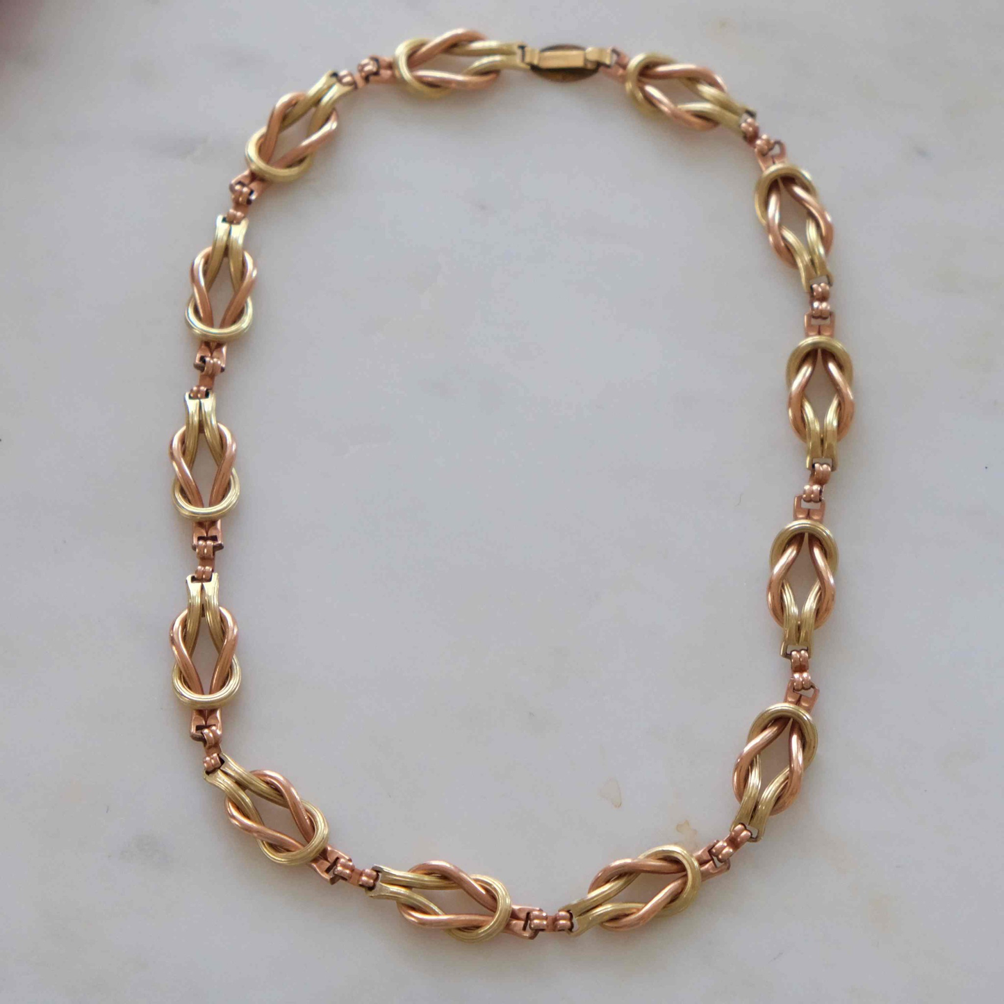 Antique Two Color 12k Gold Filled Chain