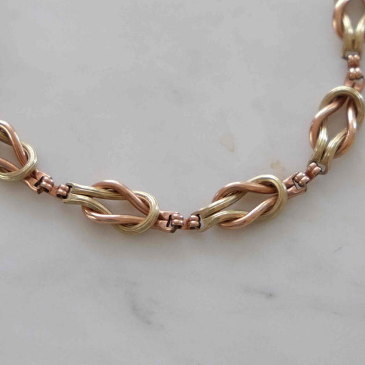Antique Two Color 12k Gold Filled Chain