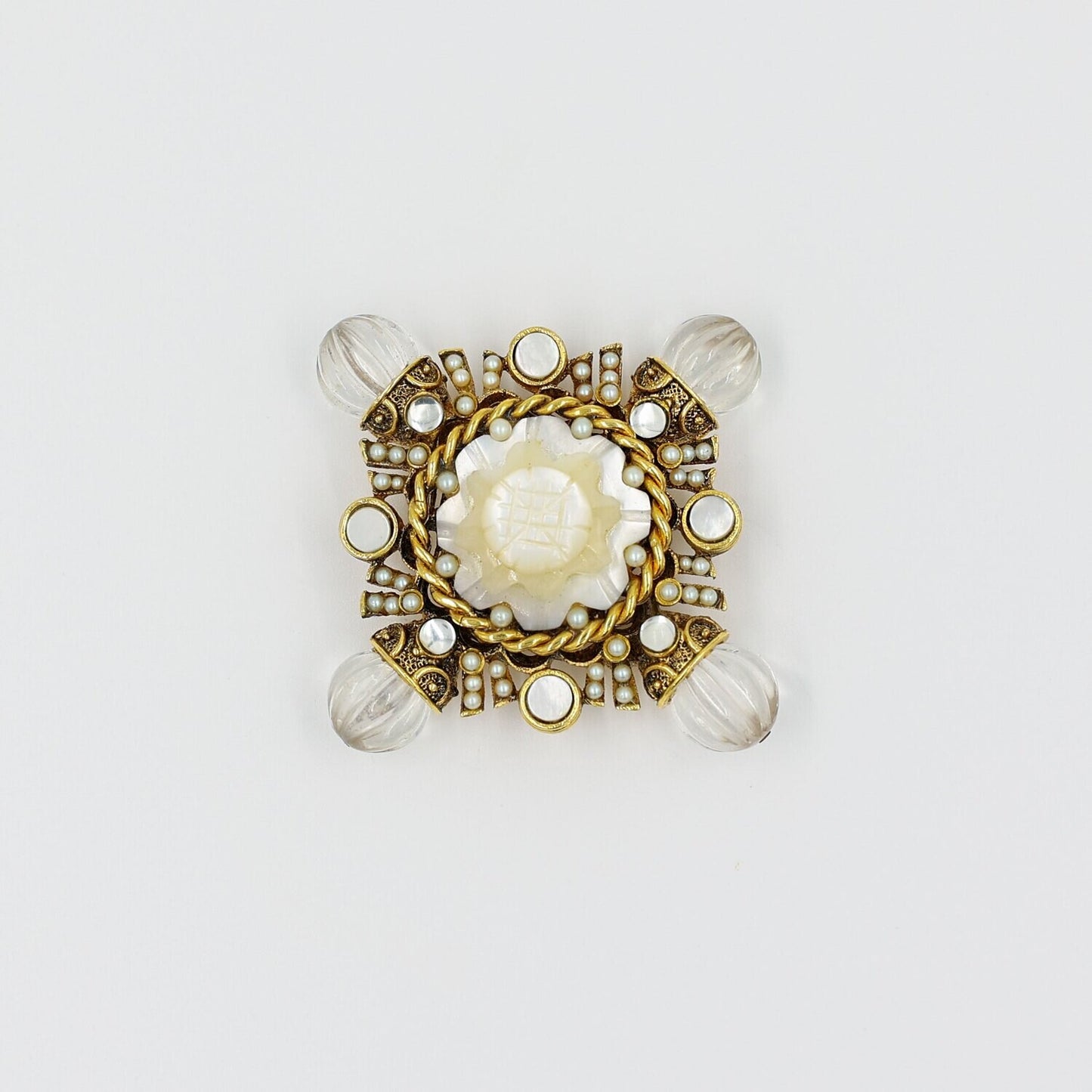 Jose Barrera Maltese Cross Pin 1980s