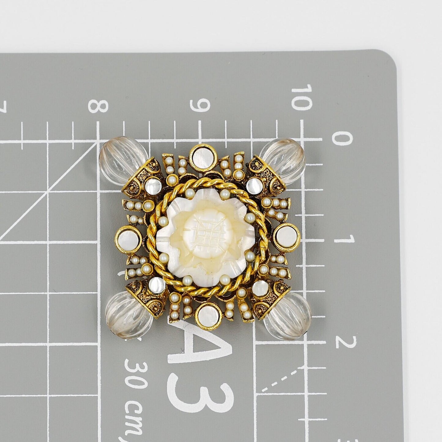 Jose Barrera Maltese Cross Pin 1980s