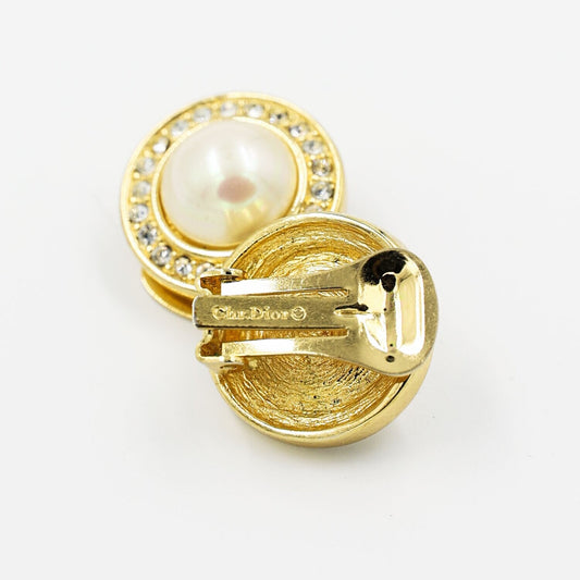 Vintage Christian Dior Mini Pearl Earrings