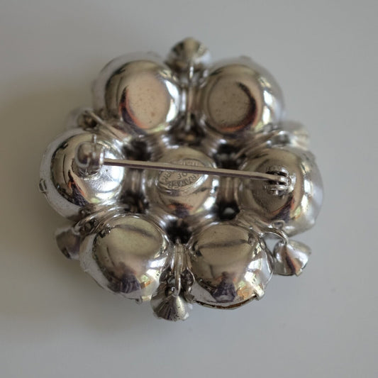 Kramer of New York Small Rhinestone Flower Pin