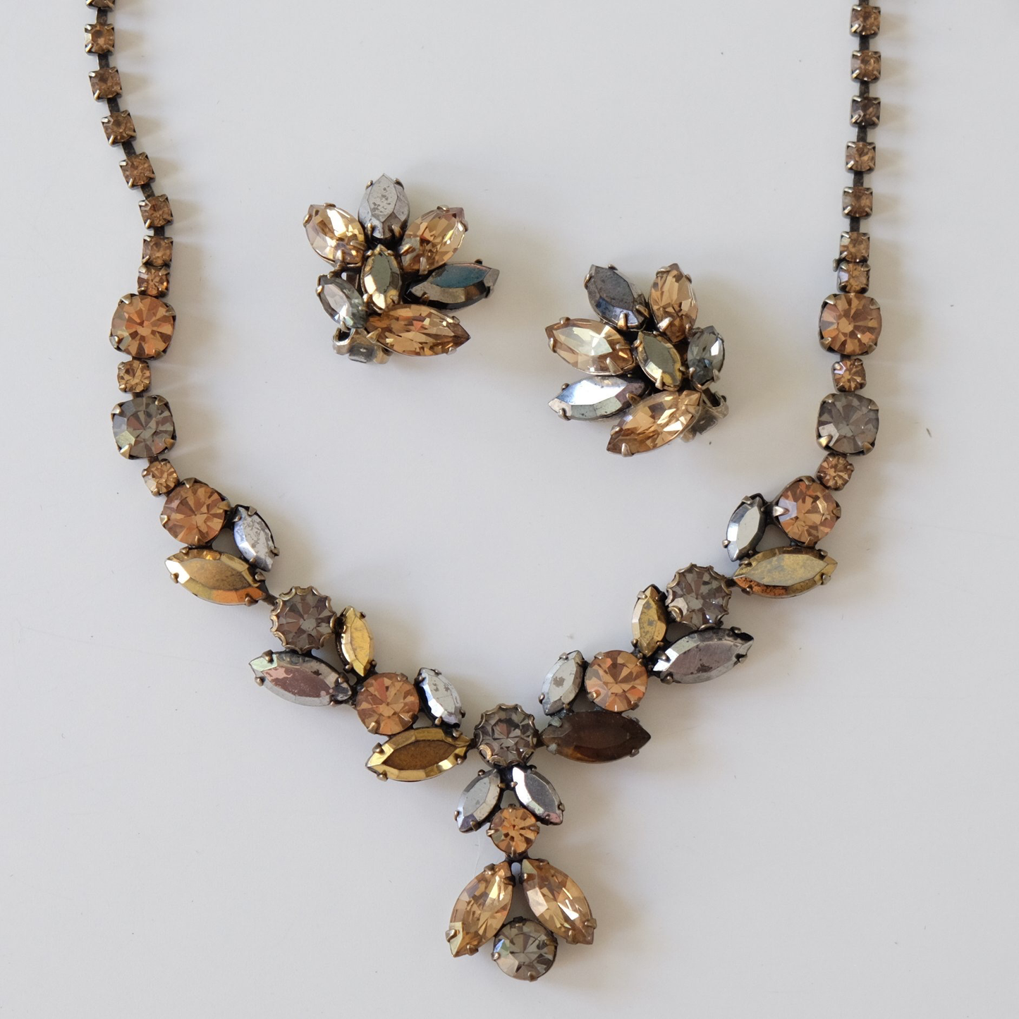 Regency Necklace and Earrings Set 1950’s