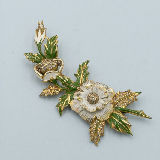 Deja Original Enamel Massive brooch circa 1939