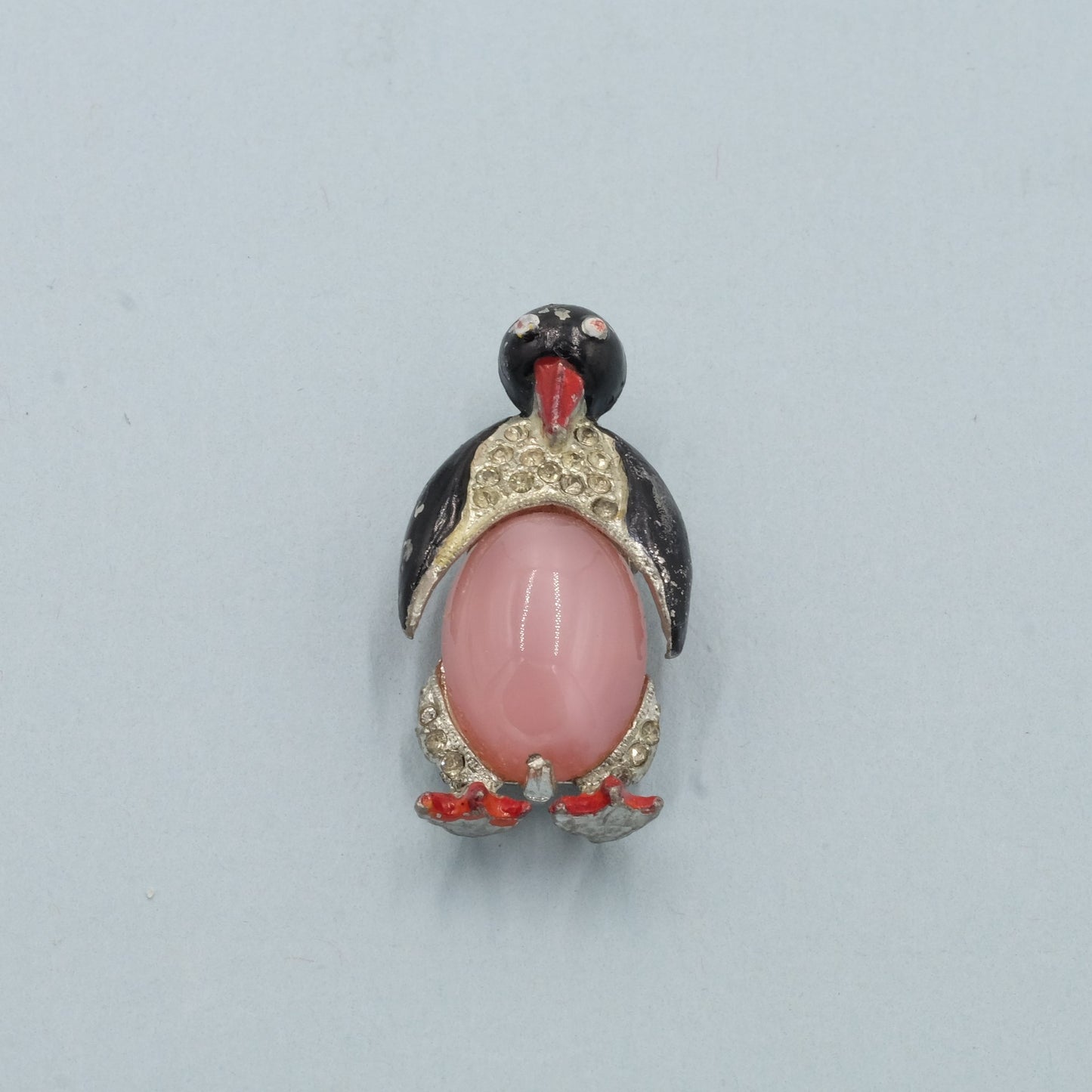 Vintage Unsigned Penguin Dress Clip 1930's