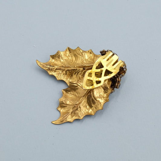 Early Miriam Haskell Dress Clip 1930s