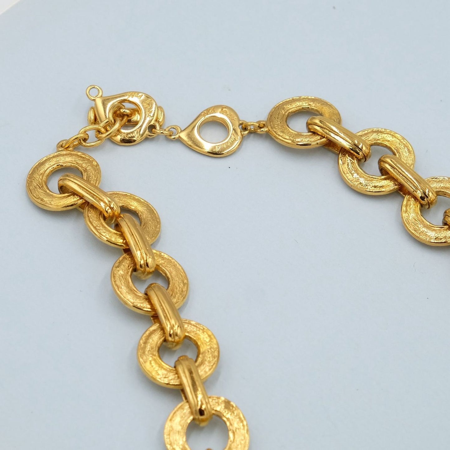 Vintage Yves Saint Laurent Hearts and Stars Necklace by Robert Goossens