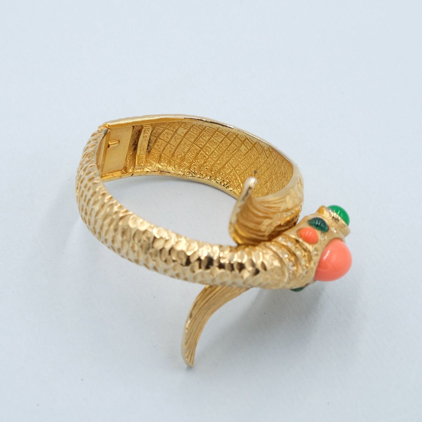 Vintage Castlecliff Koi Fish Clamper Bracelet