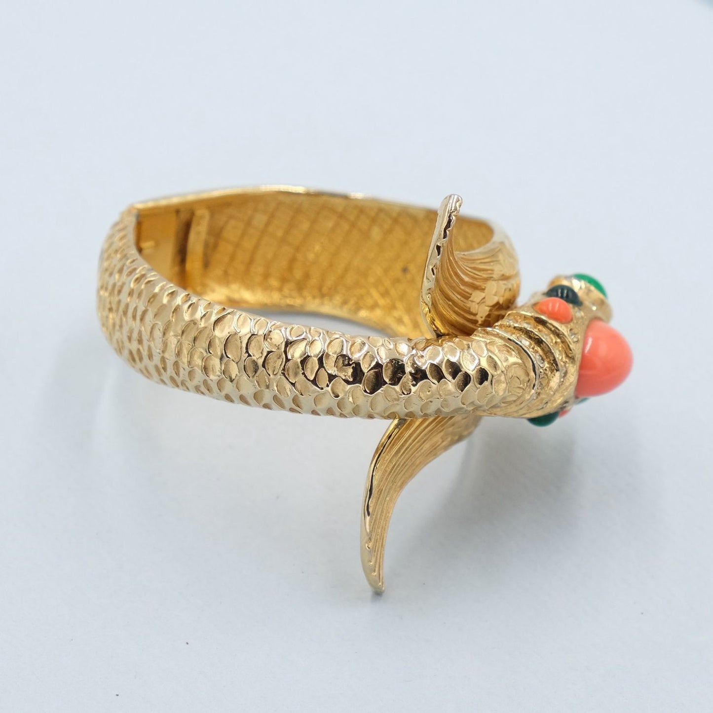 Vintage Castlecliff Koi Fish Clamper Bracelet
