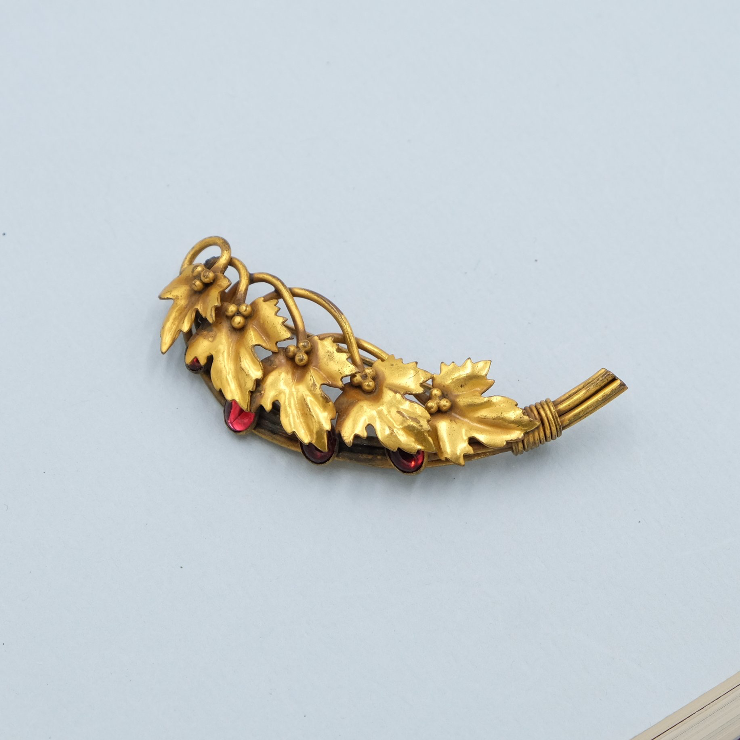 Joseff of Hollywood Bleeding Hearts Early Pin 1940’s