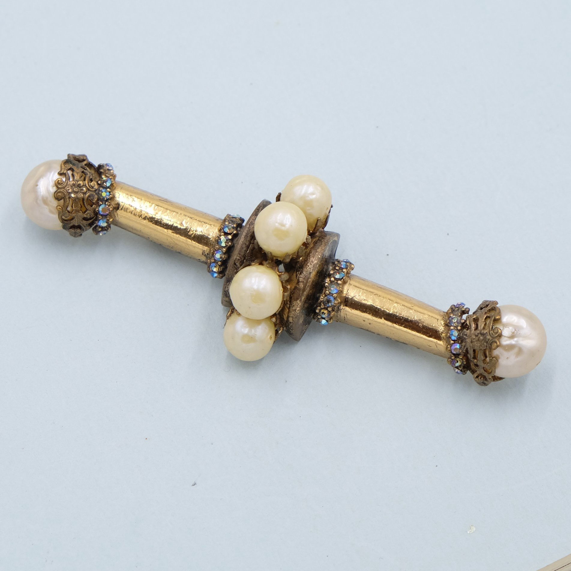 Vintage French Bar Pin 1980s