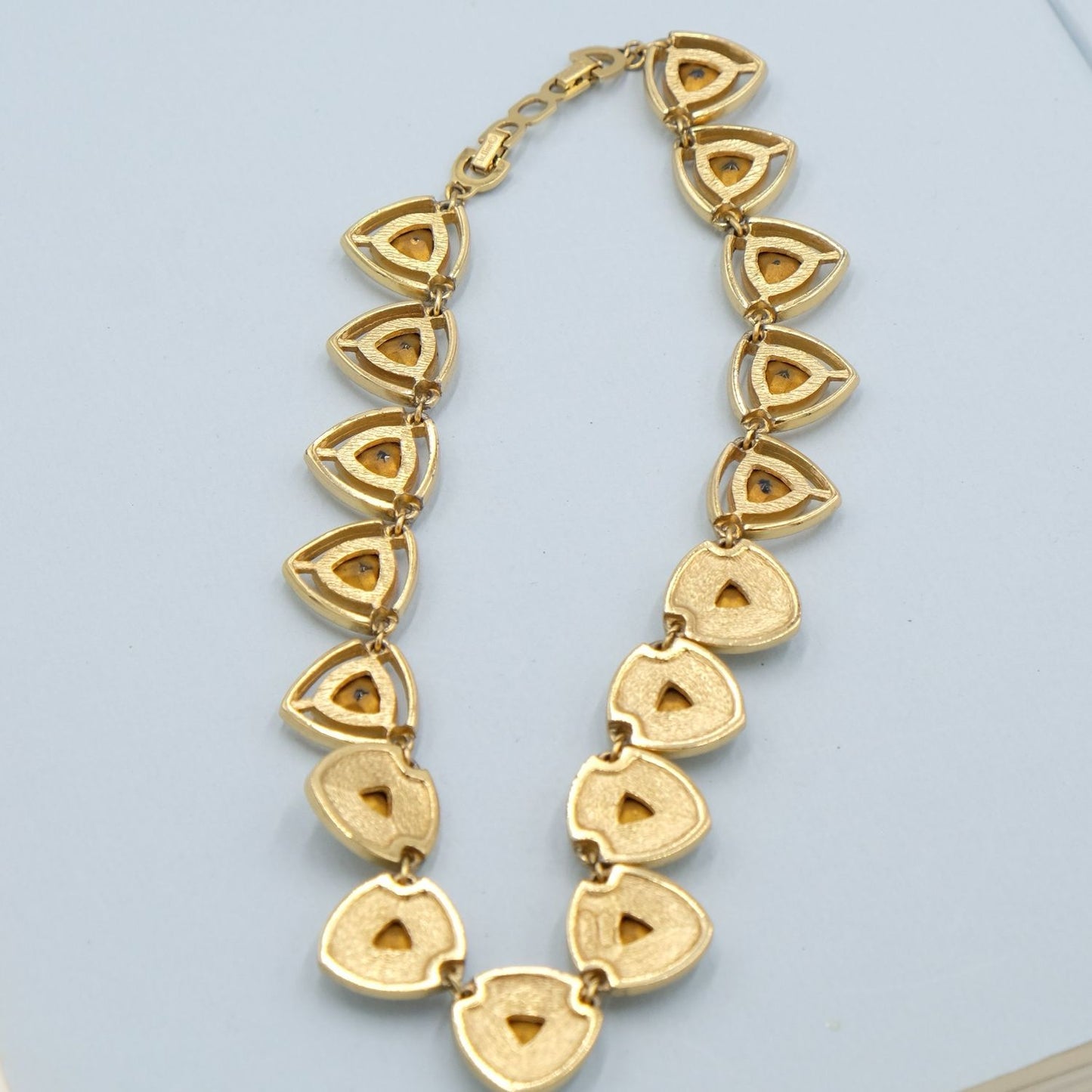 Vintage Christian Dior Enamel Necklace 1980s