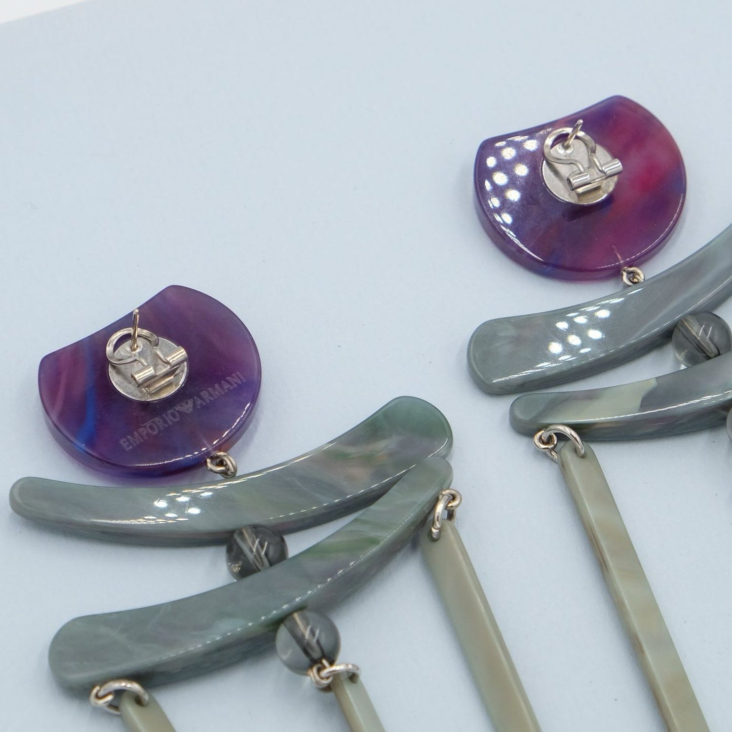 Emporio Armani Large Plastic Earrings