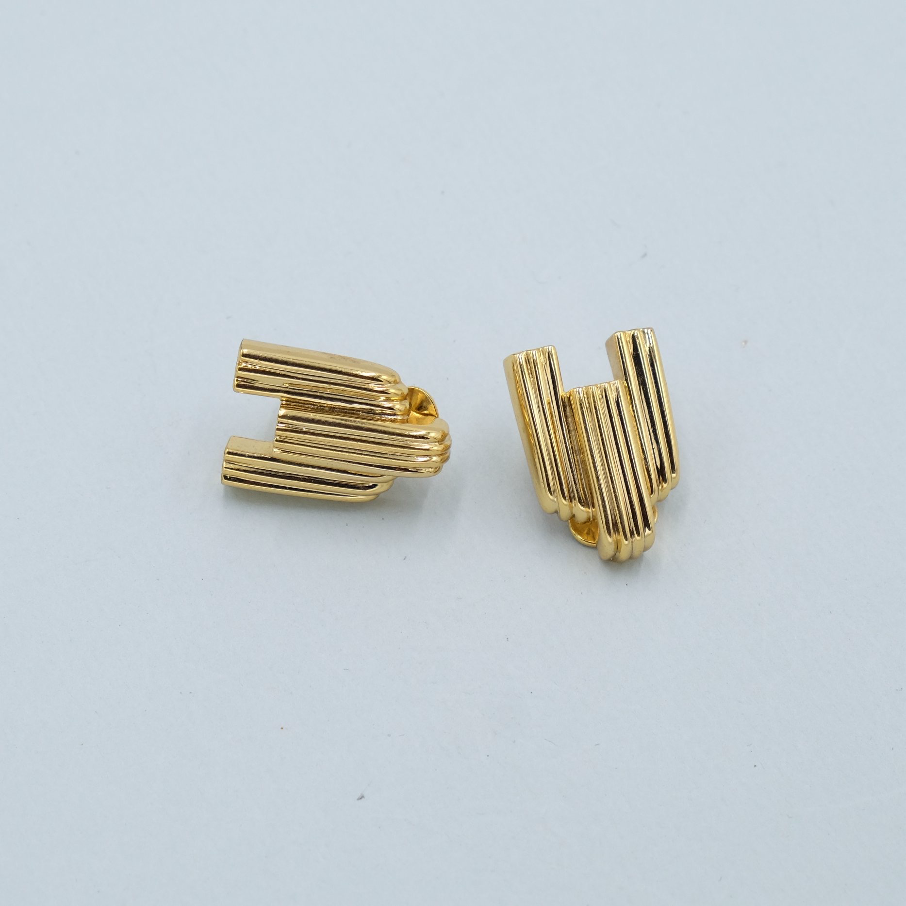 Vintage French Midcentury Modern Earrings 1960s