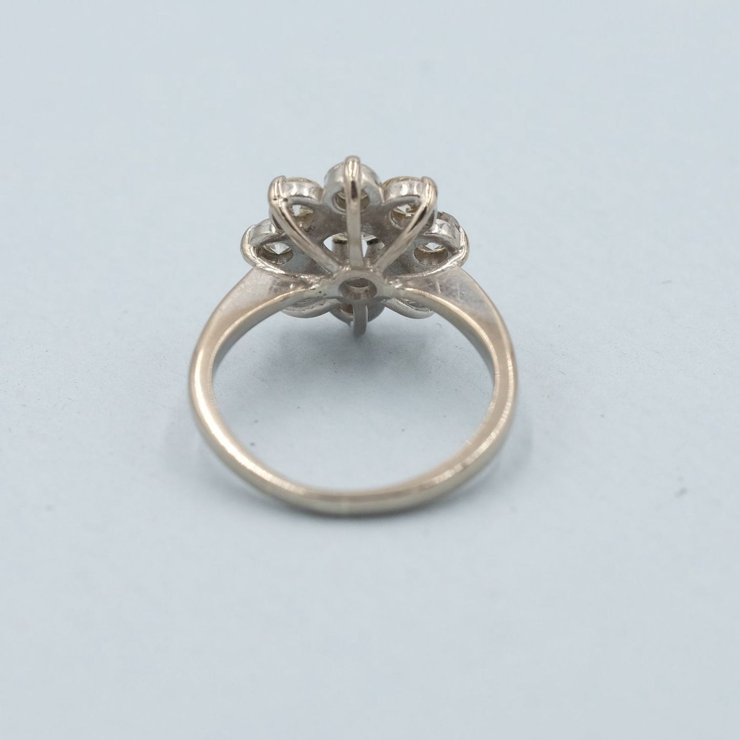 Antique Cluster Old European Cut Diamond Ring 2.4 ct