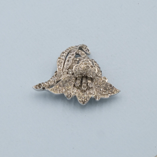 Vintage Mazer Flower Dress Clip 1940s