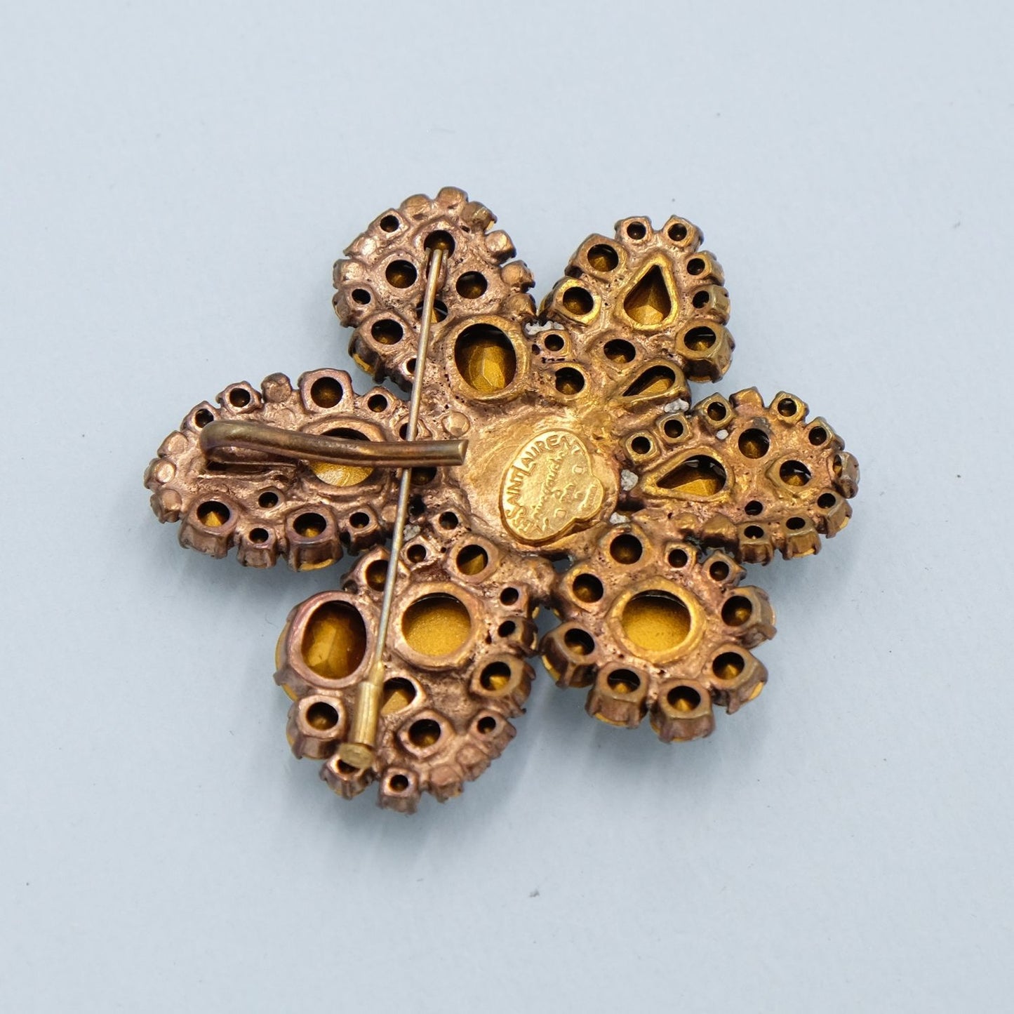 Vintage YSL Rive Gauche Brooch and Pendant 1980s