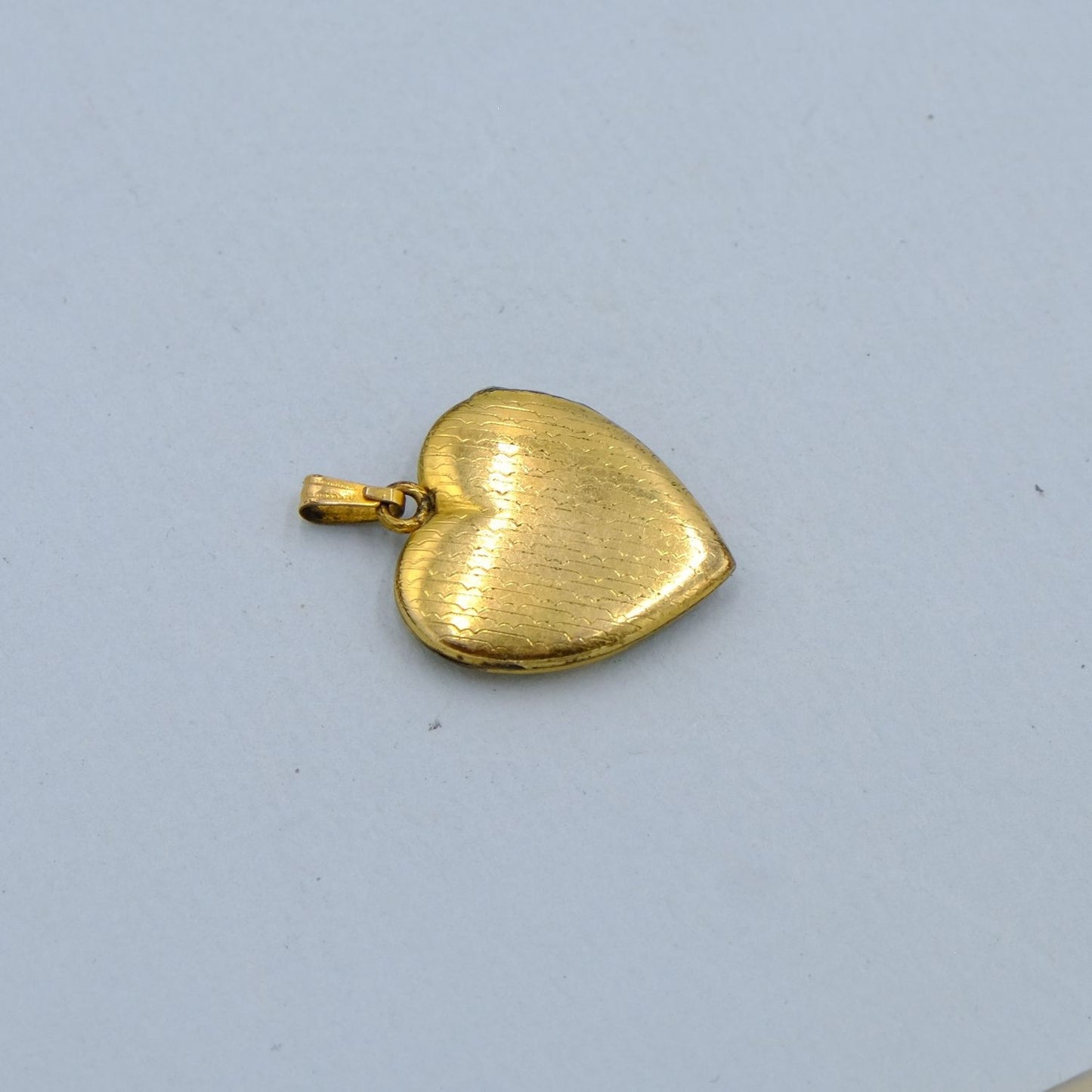 Antique Locket Heart Pendant 1910s