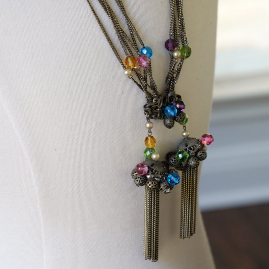 Vintage Elsa Schiaparelli Long Necklace 1950’s