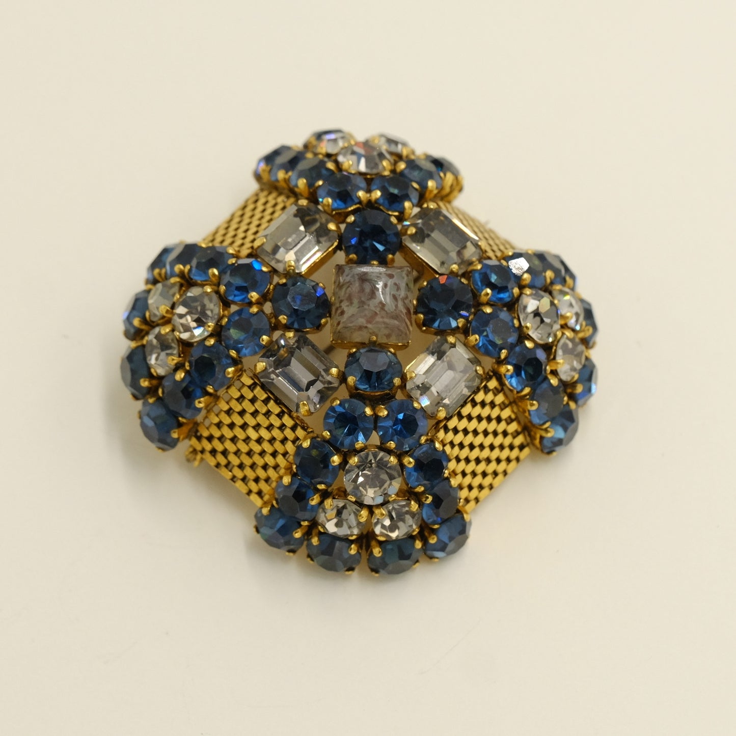 Vintage Christian Dior germany Large Dome Brooch 1960s
