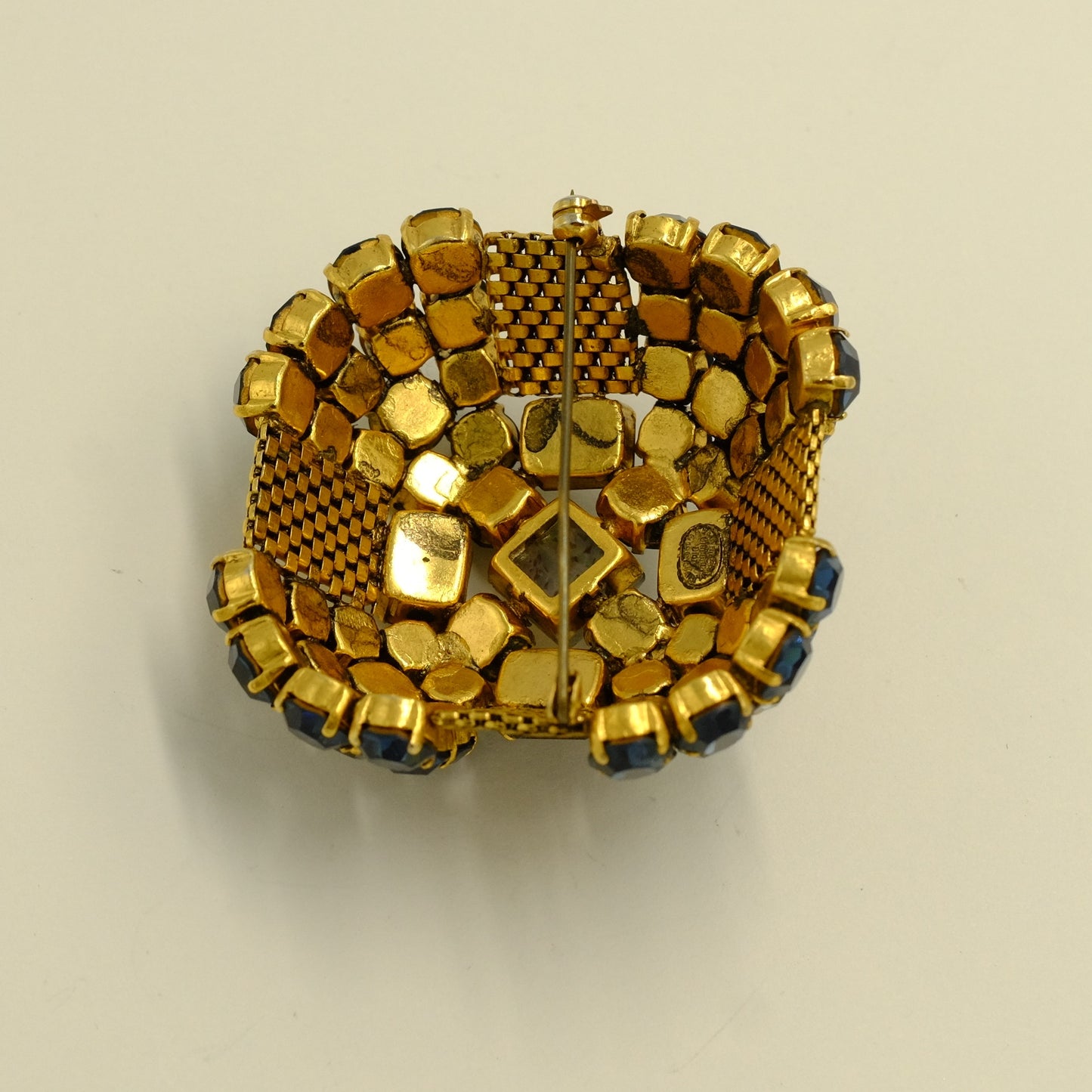 Vintage Christian Dior germany Large Dome Brooch 1960s