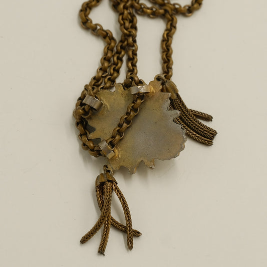 Victorian Revival Faux Amethyst necklace