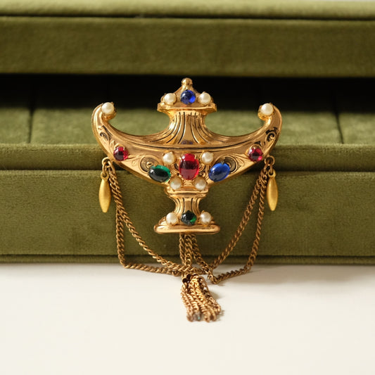 Vintage Coro Aladdin Lamp 1940s Book Piece