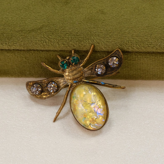 Czech Fly Brooch 1920s