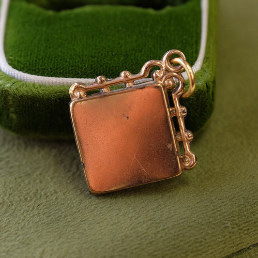 Victorian Square Fob Charm