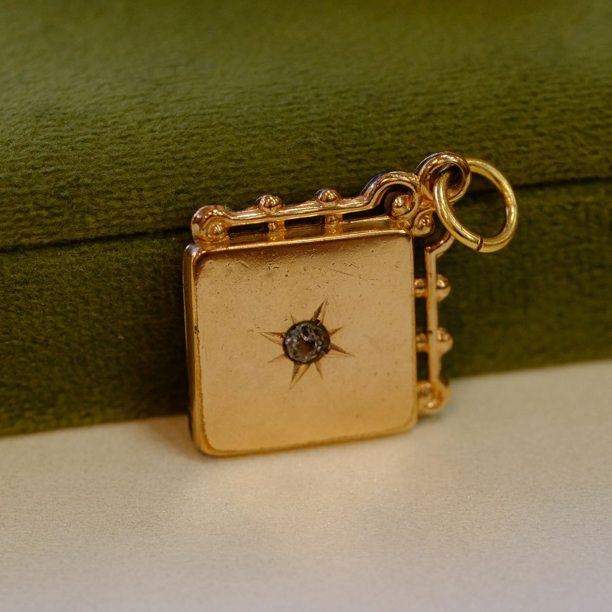Victorian Square Fob Charm