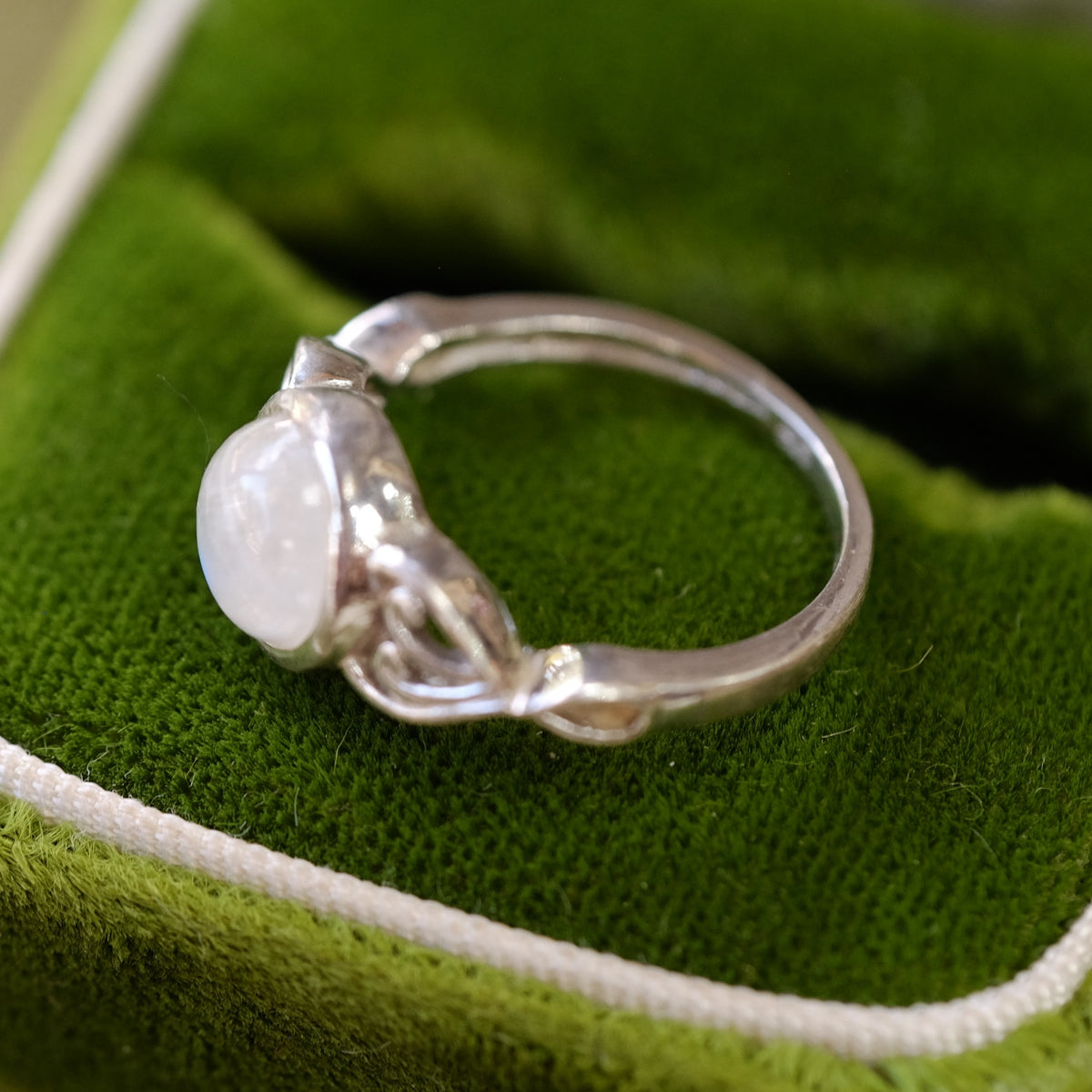 Moonstone Silver Ring