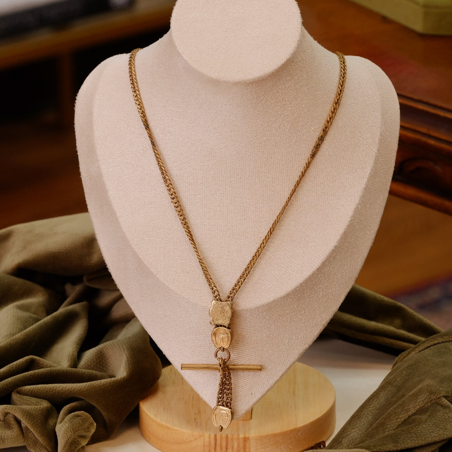 Victorian Gold Filled Slider Chain