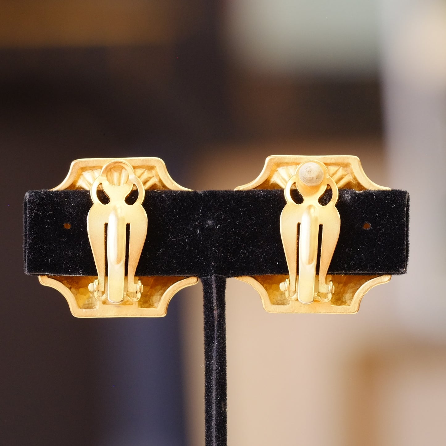 Karl Lagerfeld Vintage Earrings 1980s