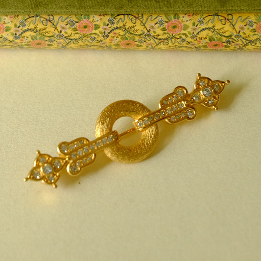 Vintage Christian Dior Bar Pin 1980s