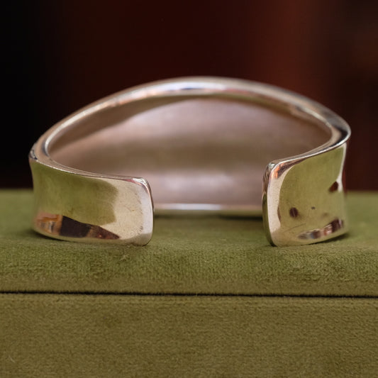 Silver Cuff Bracelet by Michael Dawkins