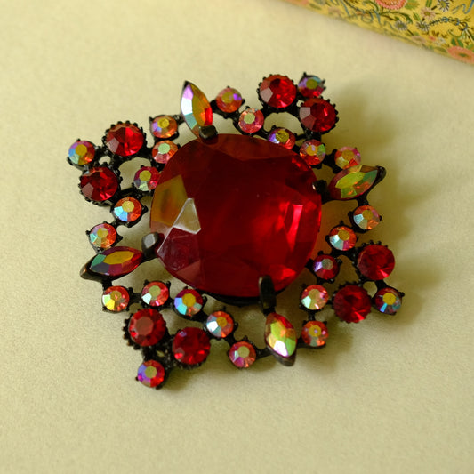 Claudette Red Pin 1950s