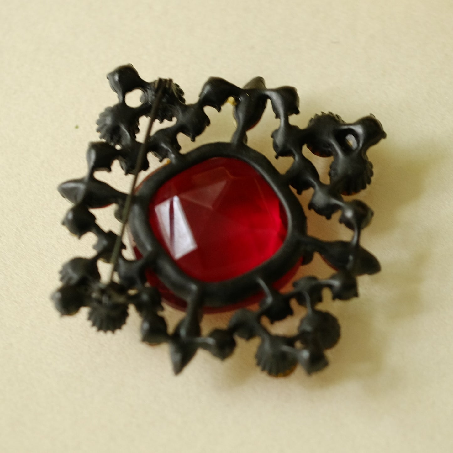 Claudette Red Pin 1950s