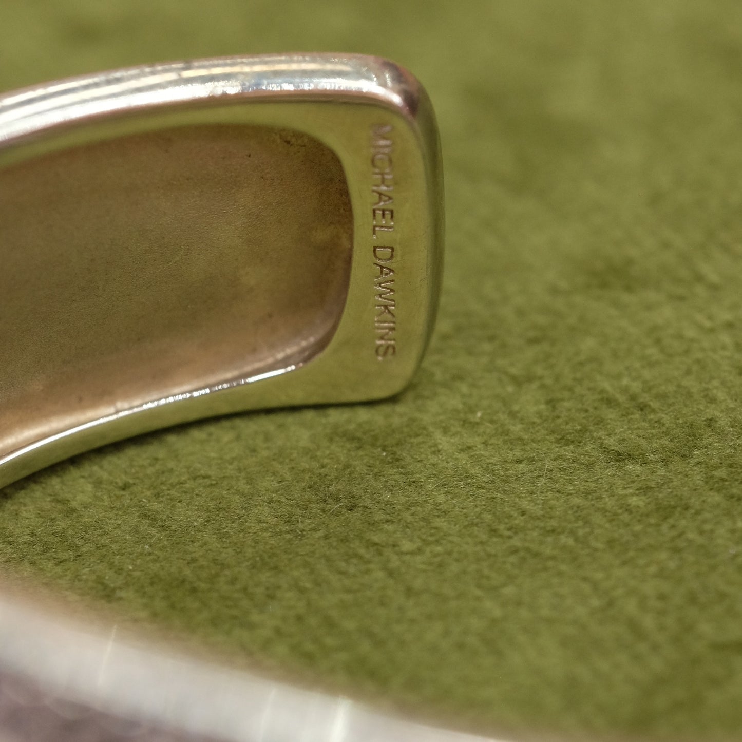Silver Cuff Bracelet by Michael Dawkins