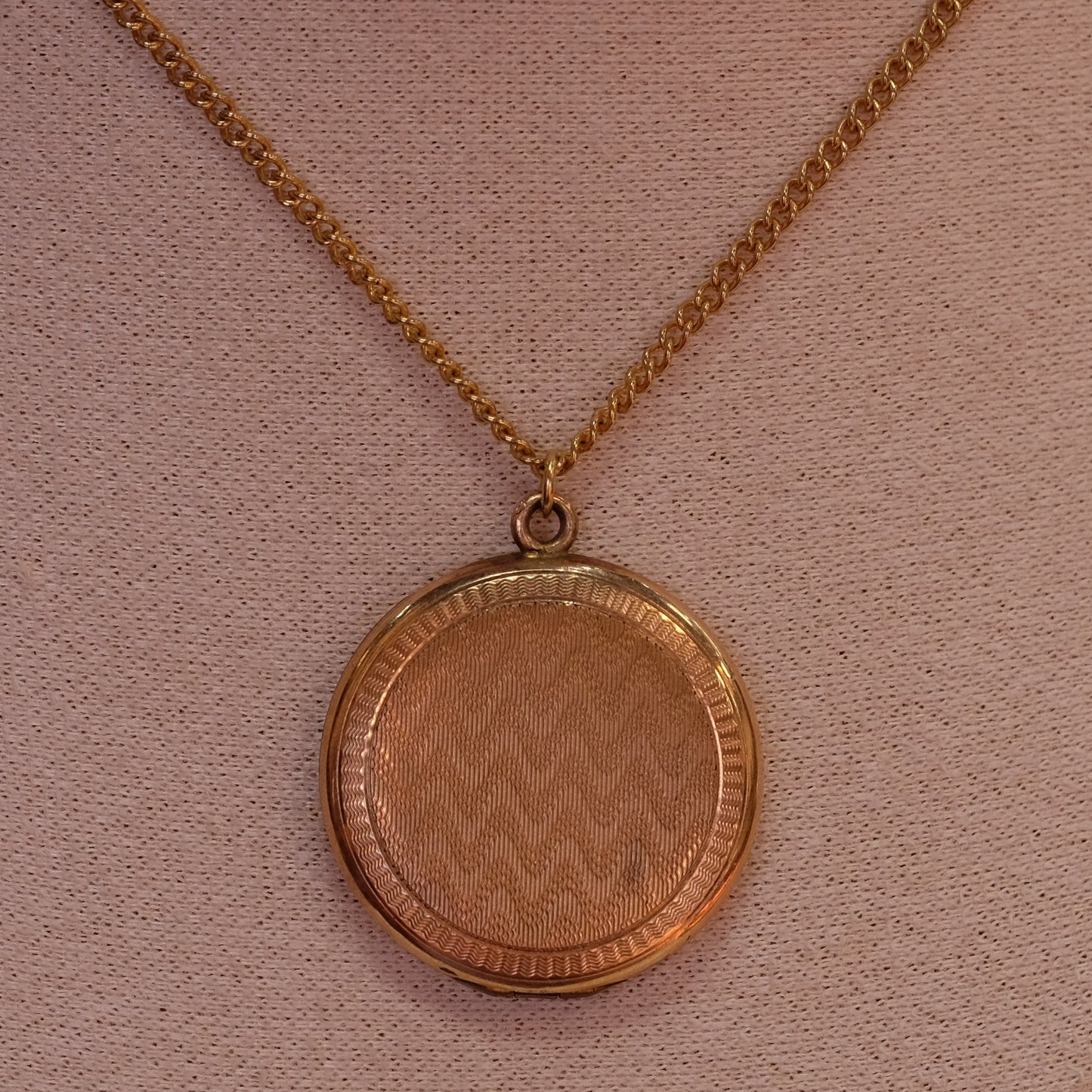 Victorian Gold Filled Round Locket