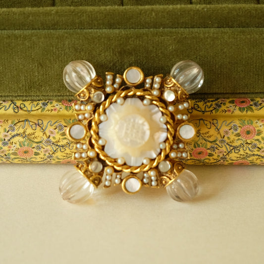 Jose Barrera Maltese Cross Pin 1980s