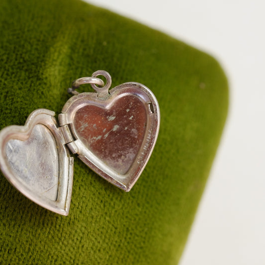 Vintage Silver Heart Locket