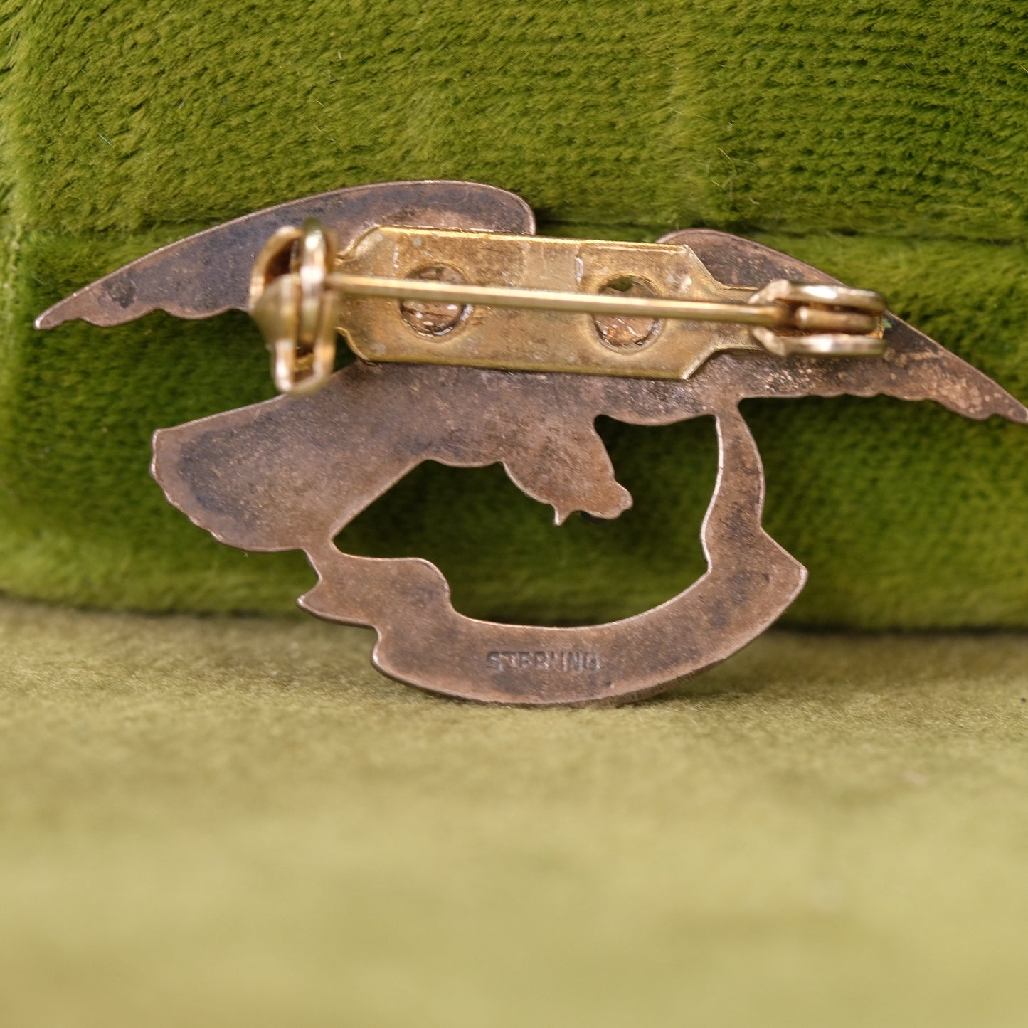 WWII Sterling Victory Pin