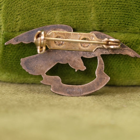 WWII Sterling Victory Pin