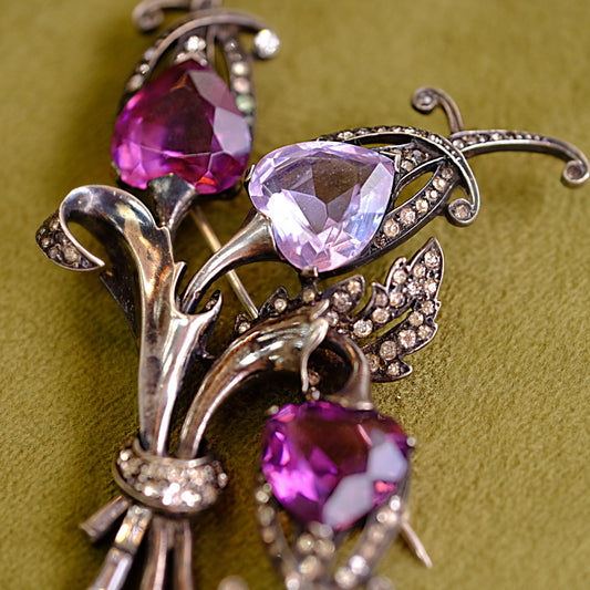 Marcel Boucher Sterling Brooch 1940s