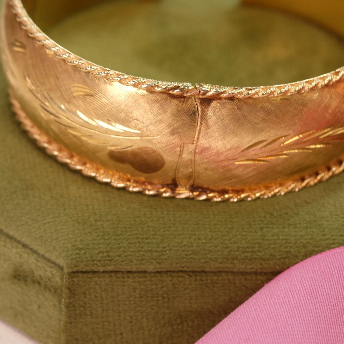 14K Gold Bangle Bracelet